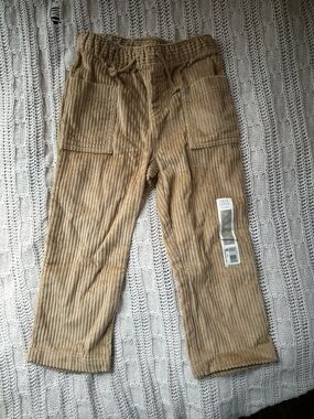 Falls Creek Kids Corduroy Pull-On Pants in Tan